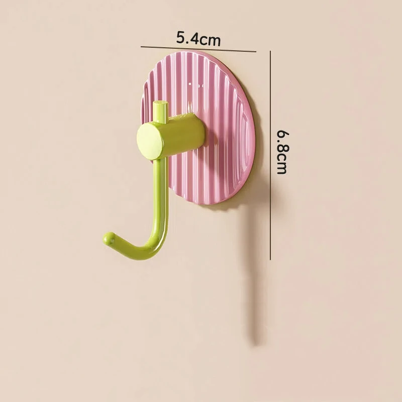 

Крючки для ванной комнаты розовые и зеленые