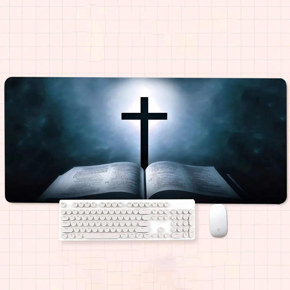 Кристианский крест крутой коврик для мыши новые поступления большой игровой L XL