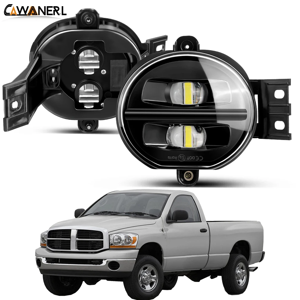2 светодиодных противотуманных фар в сборе для Dodge Ram 3500 2003 2004 2005 2006 2007 2008 2009