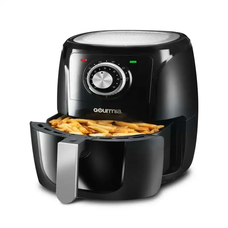 

Air Fryer with Nonstick Dishwasher Safe Basket, Black