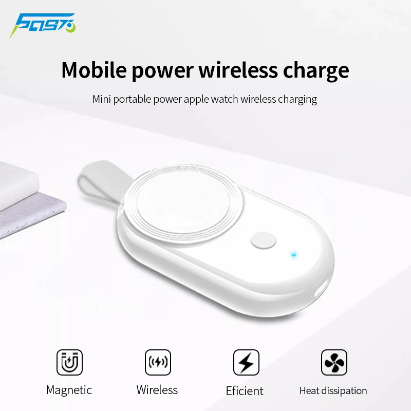 6097 Портативное зарядное устройство powerbank для iWatch Series 7 SE 6 5 4 Зарядная док-станция