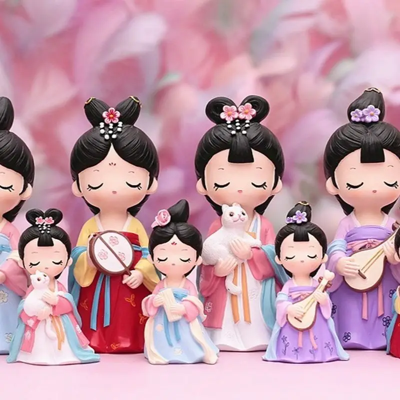 

Chinese Tang Dynasty Niangniang Souvenir Car Ornament Miniature Decoration Home Decoration Birthday Gift