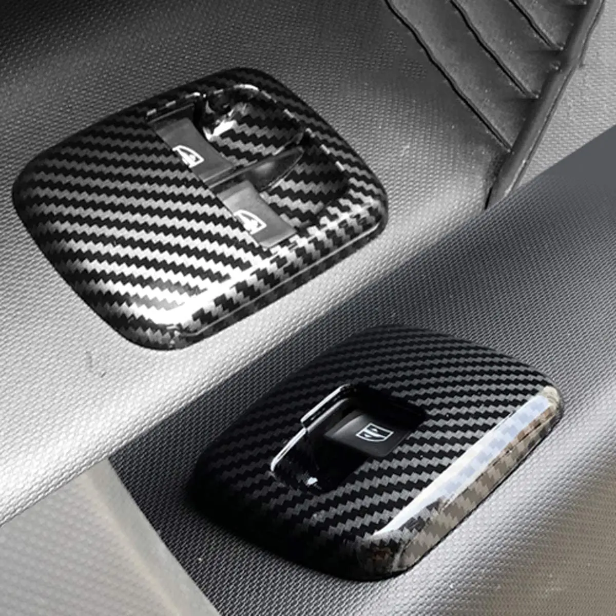 2 шт. наклейки на кнопки стеклоподъемника автомобиля Benz Smart 453 Fortwo Forfour 2015 +