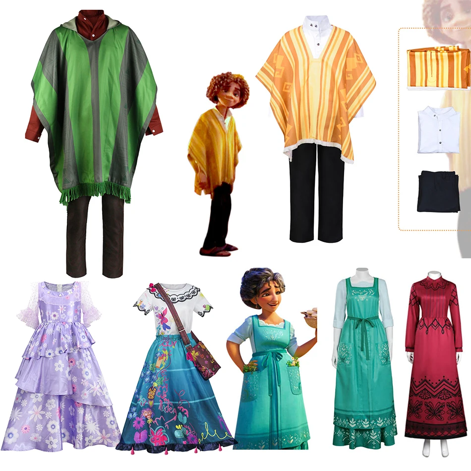 

Bruno Madrigal Boys Girls Adults Women Men Costume Encanto Family Matching Outfits Bruno Encanto Costume Halloween Cosplay