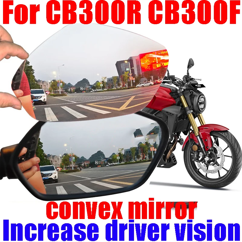 

For HONDA CB300R CB300F CB300 R F CB 300 R F Accessories Convex Mirror Increase Enlarge Rearview Mirrors Side Mirror View Vision