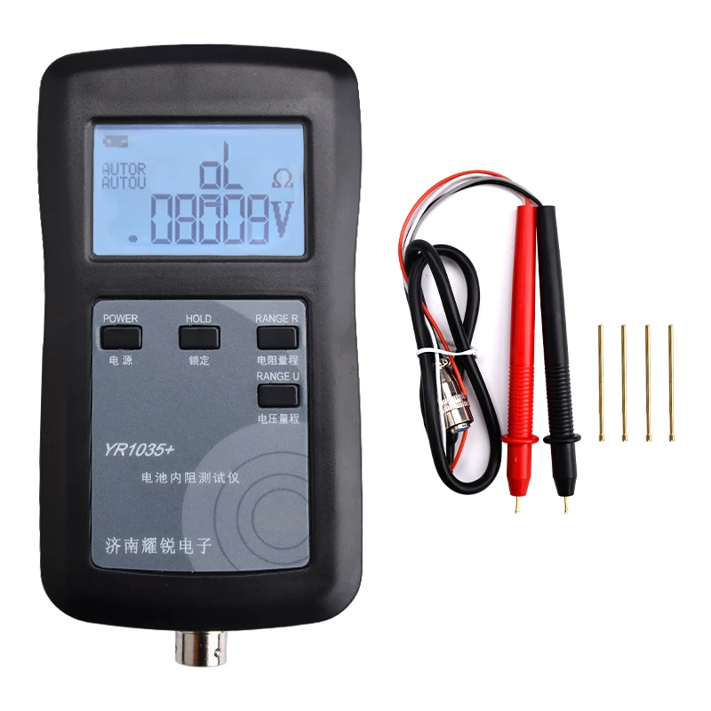 Gaqqee 4-проводной тестер внутреннего сопротивления литиевых батарей YR1035