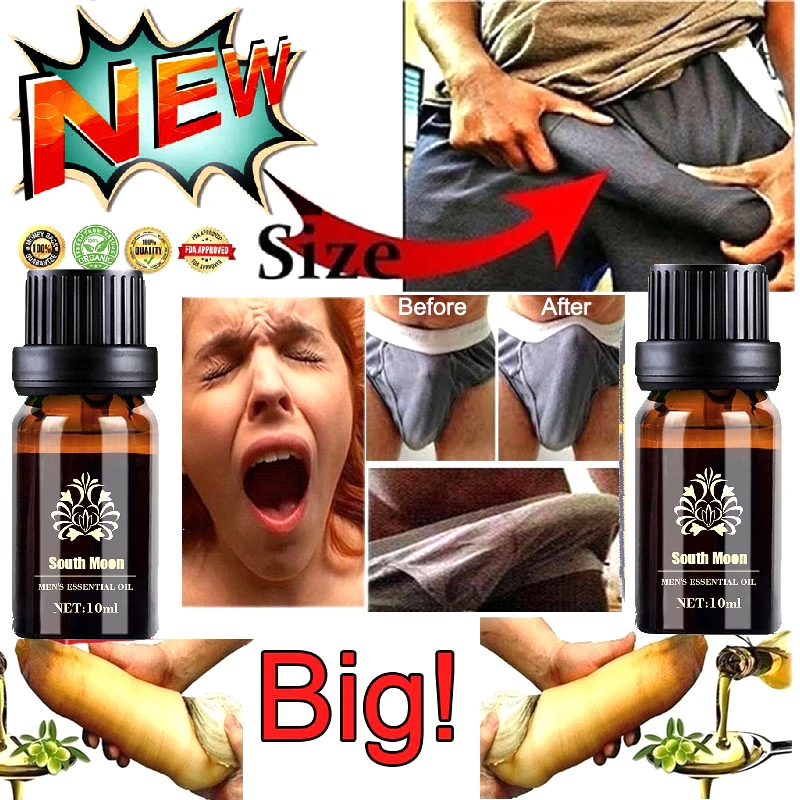 Three Scouts Big Penis Thickening Growth Massage Enlargement Oil Sexy Orgasm Delay Liquid For Men Cock Erection Enhance Products