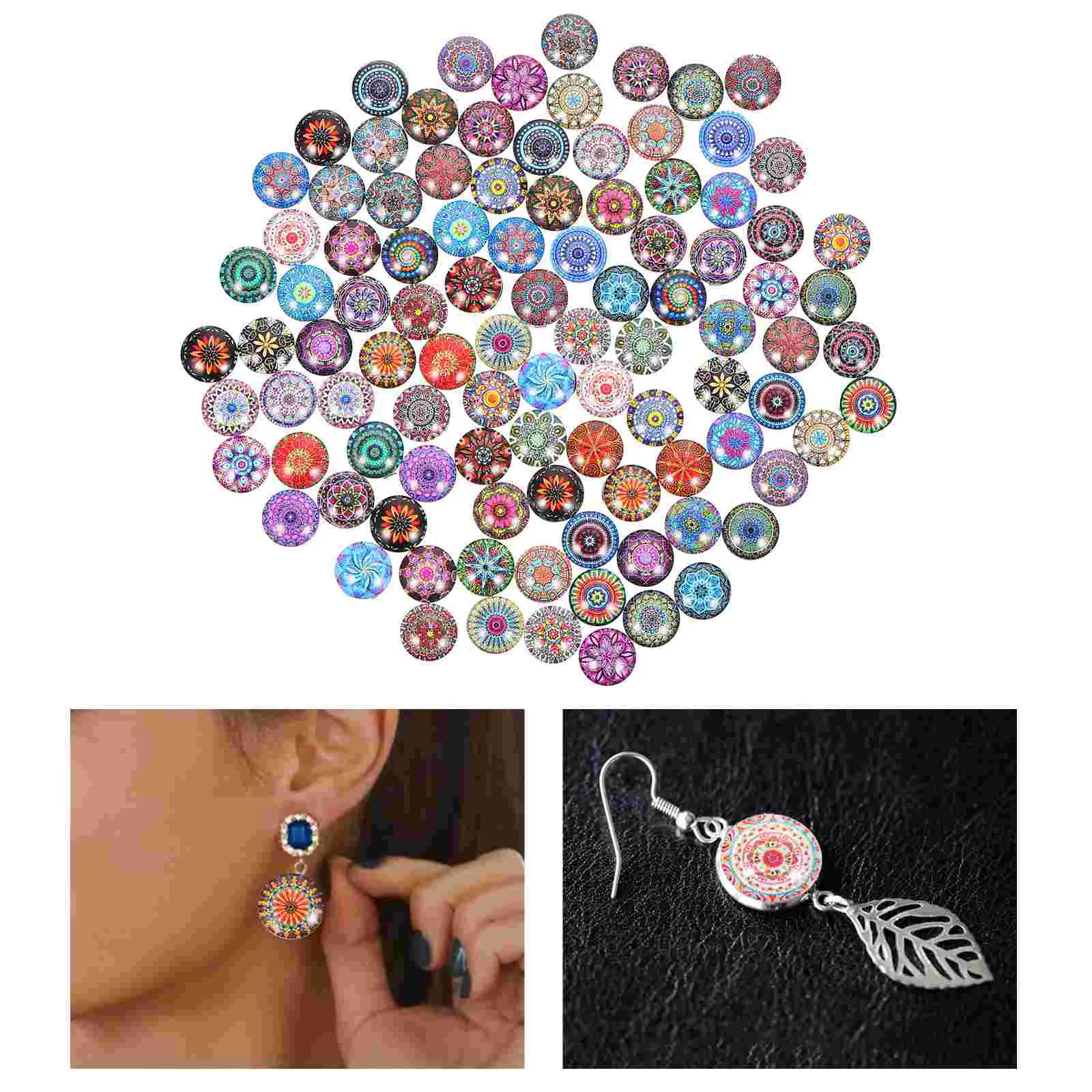 

100pcs Useful Delicate DIY Jewelry Accessory Gemstone