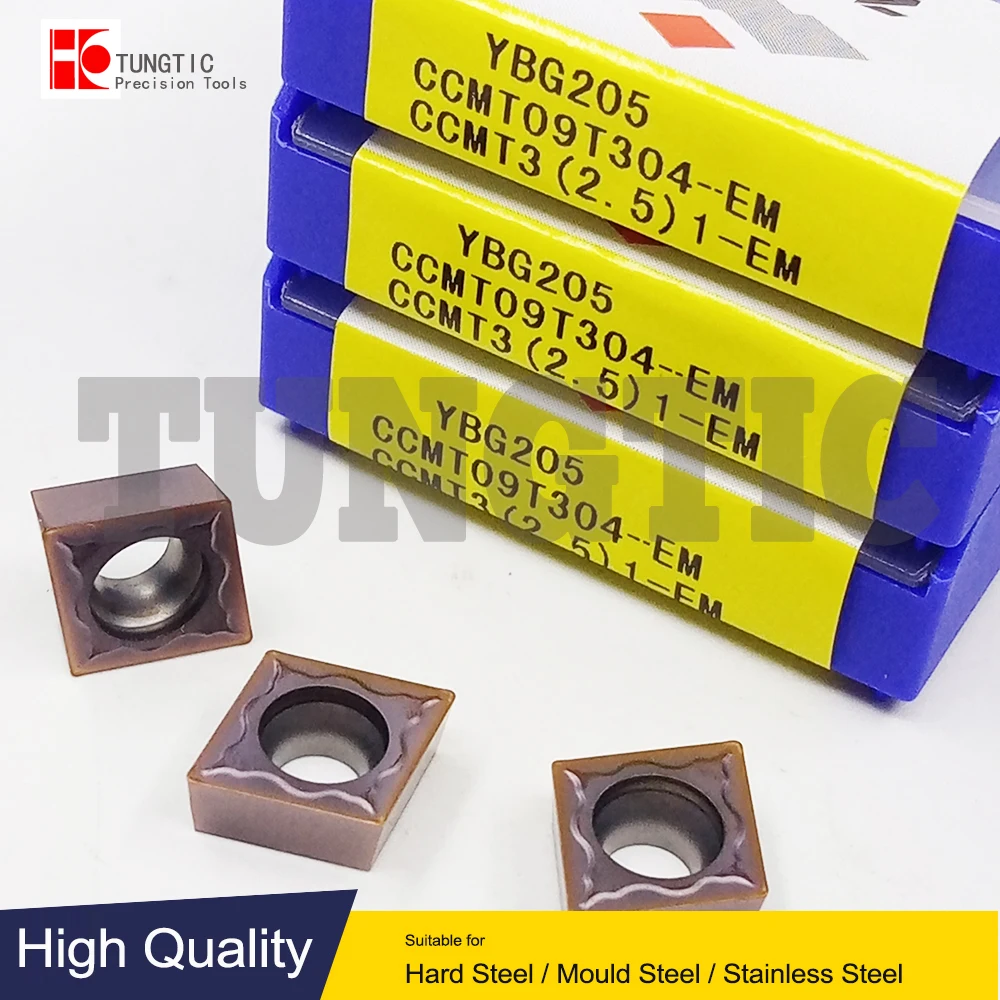 CCMT09T304-EM YBG202 YBG205 CCMT3 (2 5) 1-EM универсальные токарные инструменты карбидные режущие