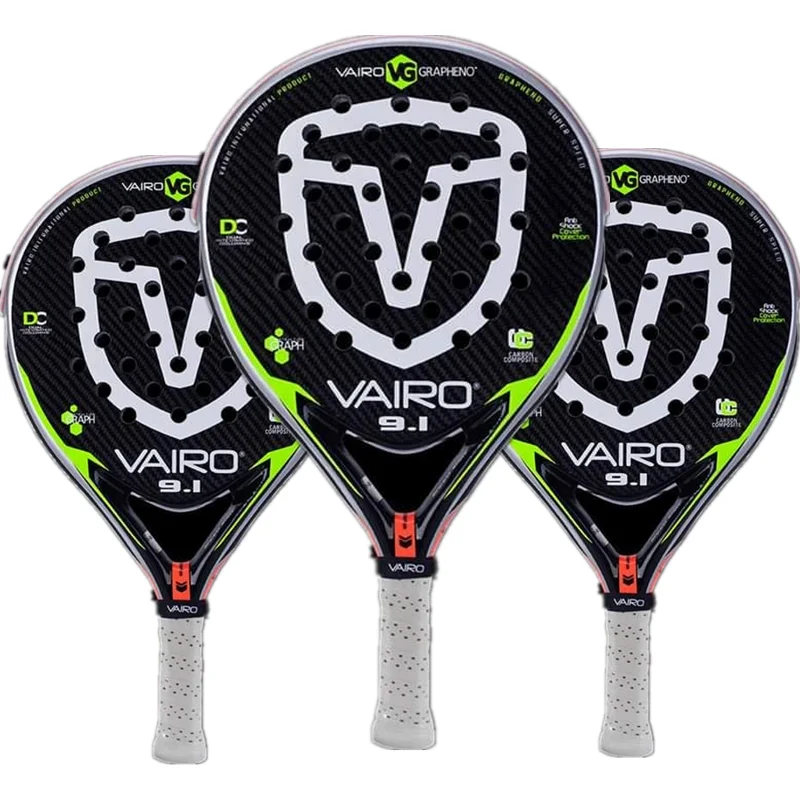 

2022 Vairo New Racket Pala Padel Professional Carbon Fiber Cricket Racket Outdoor Sports Unisex Gear with Pack Ball