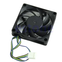 70mm x 15mm brushless fan dc 12v 4 pin 9 blade cooling cooler new