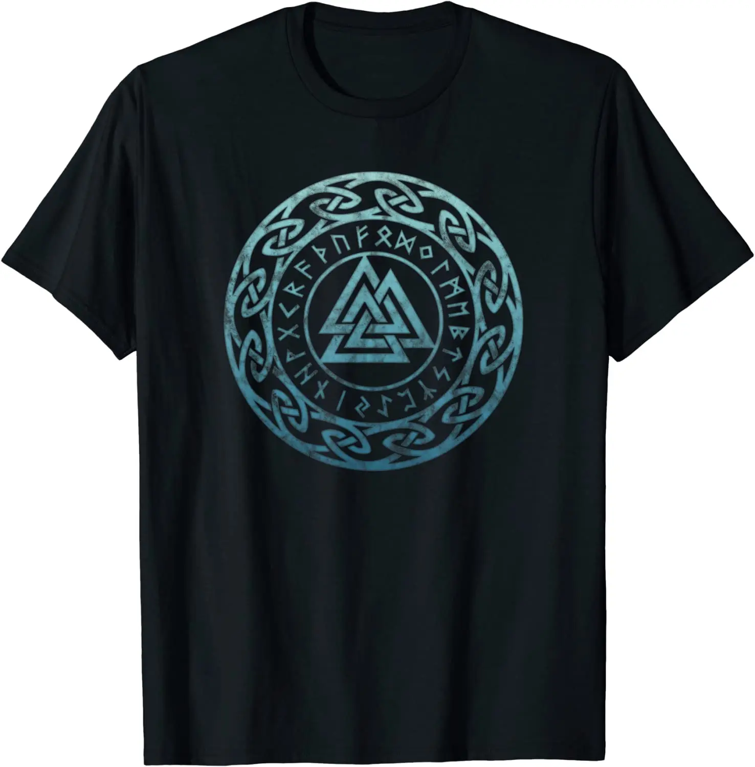 

Valknut, Odin, Celtic Knot, Vi king, Norse Mythology, Symbol Men T-Shirt Short Sleeve Casual 100% Cotton O-Neck Summer Shirt