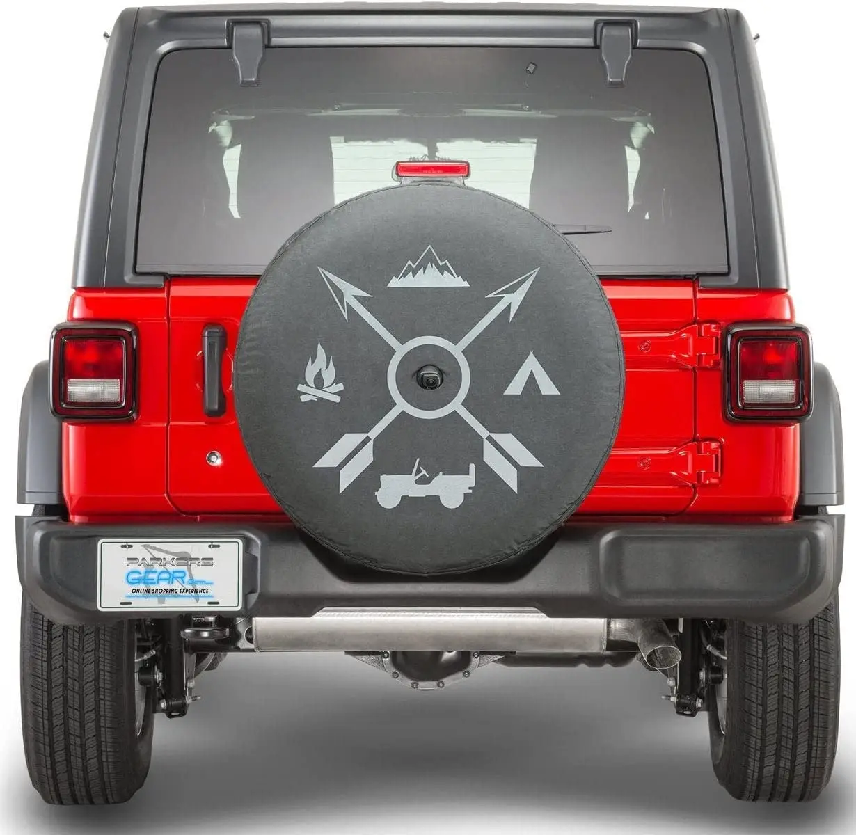 

Mopar 82215440 Camping Logo Cloth Spare Tire Cover Jeep Wrangler