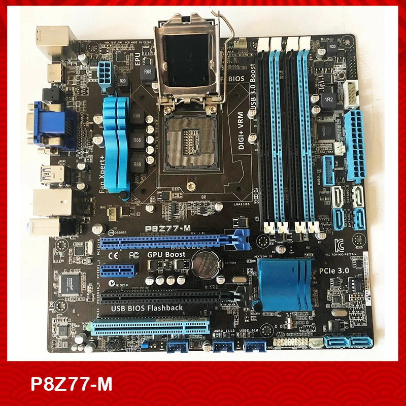 Оригинальная настольная материнская плата для ASUS P8Z77-M Z77 LGA1155 DDR3 32 Гб USB 3 0
