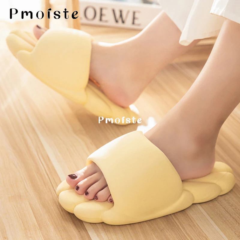 Women Scallop Slipper 2023 New Soft Cute House Shoes Lovely EVA Slippers for Home Summer Comfortable Non-slip Bathroom Slides