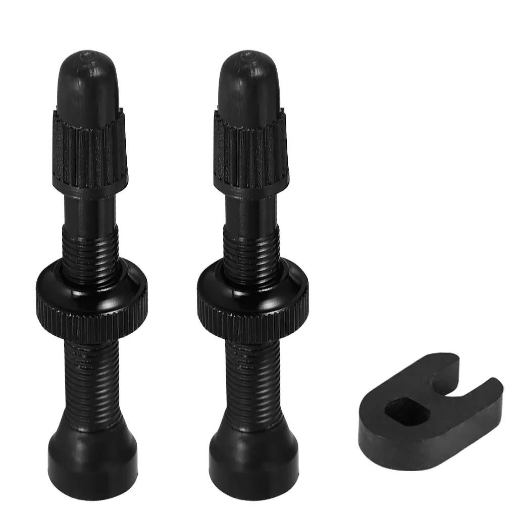 

1/2/3/5 Tubeless Valves Core Solid Color Wear-resistant Vacuum Nozzle Replacing Tire Accessories Replacement Black 58mm