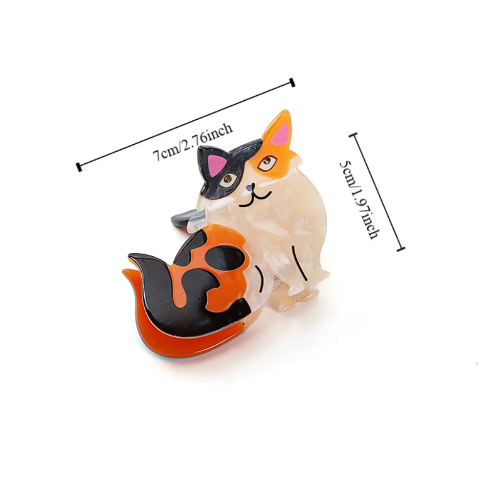 Модный корейский стиль уксусная кислота заколка для волос в виде животного