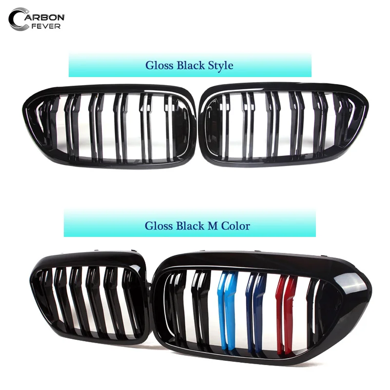 Gloss Black front Hoop Kidney Grille Racing Grill for BMW G30 G31 5 Series Sedan Wagon &amp F90 M5 2017 2018 2019 Pre-LCI ABS | Автомобили