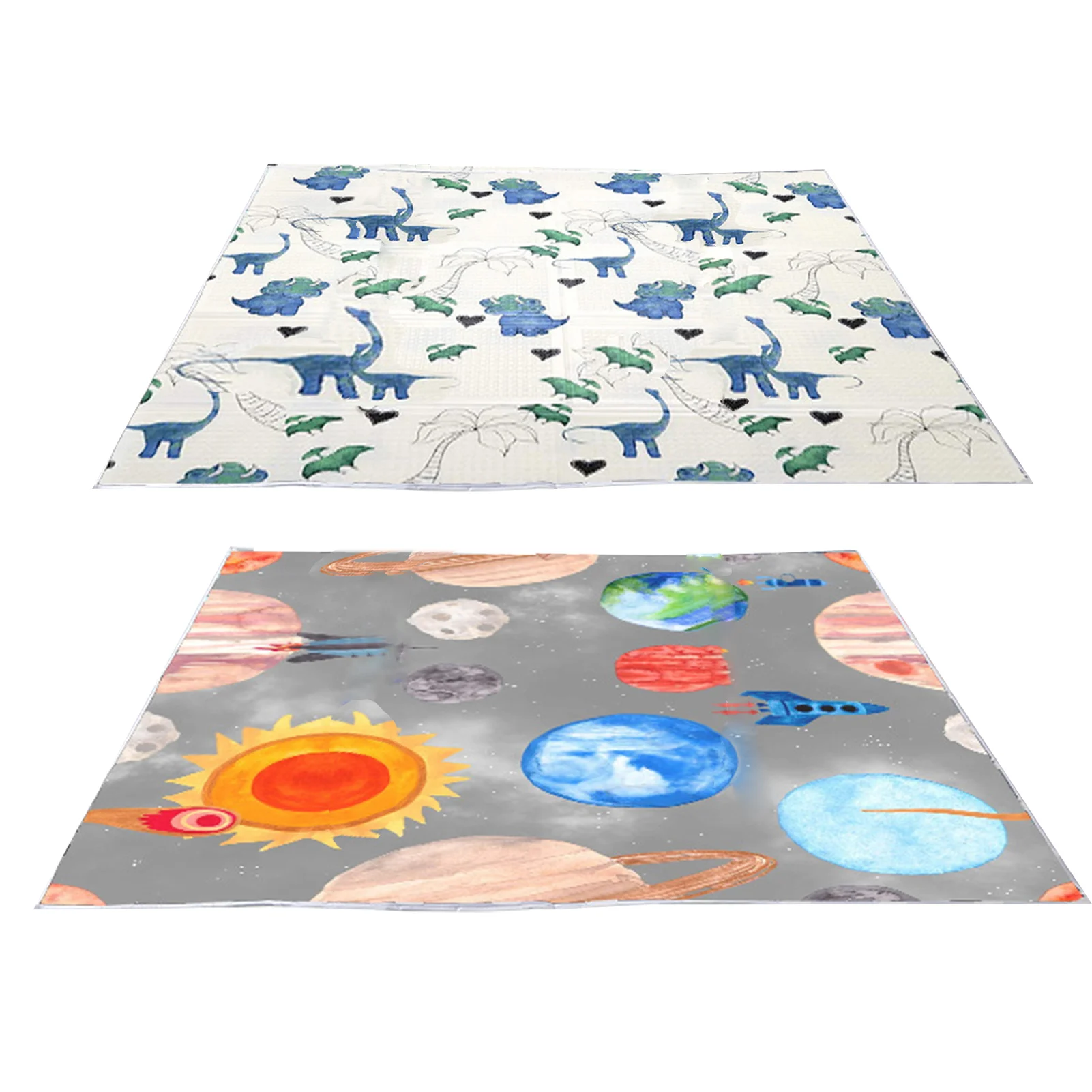 

Splat Mat For Under High Chair Washable Spill Mat Waterproof Anti-Slip Floor Protector Splash Mat Machine Washable Portable