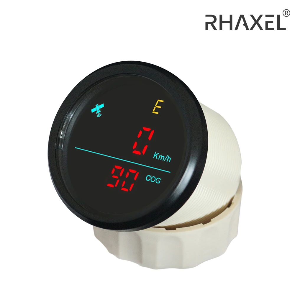 Спидометр RHAXEL для морских сосудов 2 дюйма GPS 0-999 км/ч