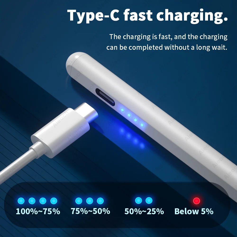Фото AIEACH ручка для iPad карандаш для Apple карандаш 2 1 Bluetooth стилус для iPad ручка 2022 2021 2020 2019 2018 Air5 для Apple карандаш №2