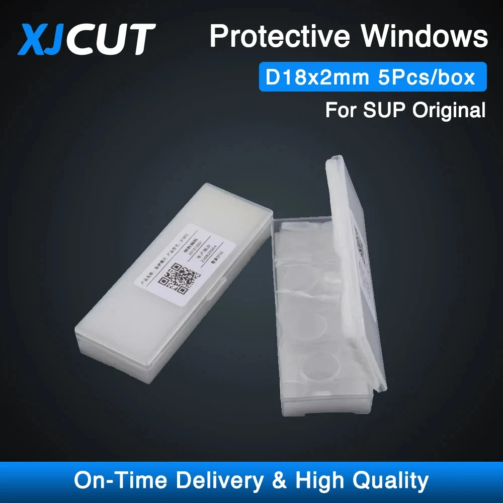 

XJCUT 5 шт. лазерные защитные линзы D18T2 импортные аксессуары для сварочных аппаратов с кварцевым покрытием оригинальные защитные линзы для SUP