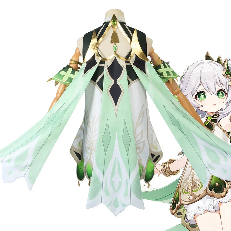 Genshin Impact cos Nahida Game Аниме Одежда Косплей Полный комплект