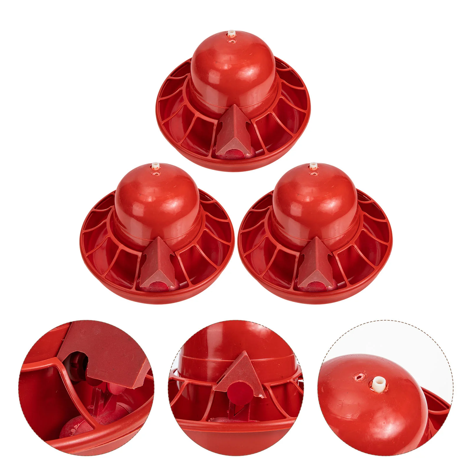 

3pcs Automatic Poultry Water Dispenser Quail Poultry Water Feeding Container