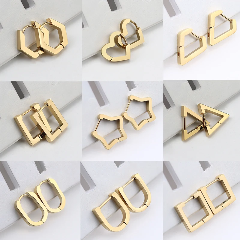 Мини Геометрические Серьги Из Нержавеющей Стали 2022 Модные Серьги-кольца Для Женщин Мужчин Мода Новый Подарок Партии Ювелирные Изделия Стали Оптом Мини Геометрические Серьги Из Нержавеющей Стали 2022 Модные Серьги-кольца Для Женщин Мужчин Мода Новый Подарок Партии Ювелирные Изделия Стали Оптом