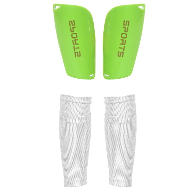 

Football Shin Guard Socks+Shin Pads Sleeves Mesh Breathable For Football Games Beginner Fitness Sports Protective Gear