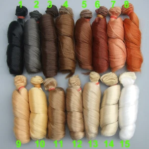 Волнистые кукольные парики ручной работы 15 смSD AD 13 14 16, волосы сделай сам для куклы блайз, парики для кукол