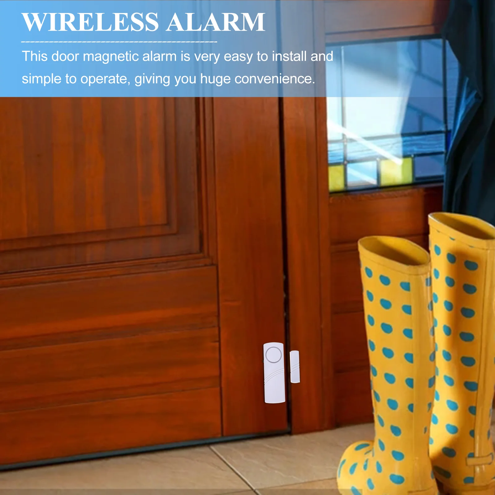 Сигнализация Бытовая Беспроводная компактная с магнитами 6 шт.