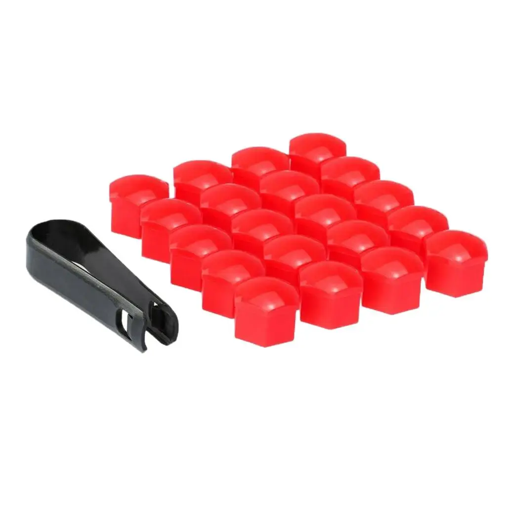 

Lots 20 Wheel Nut Cover Center Caps Tire Nut Lug Dustproof Black Clip