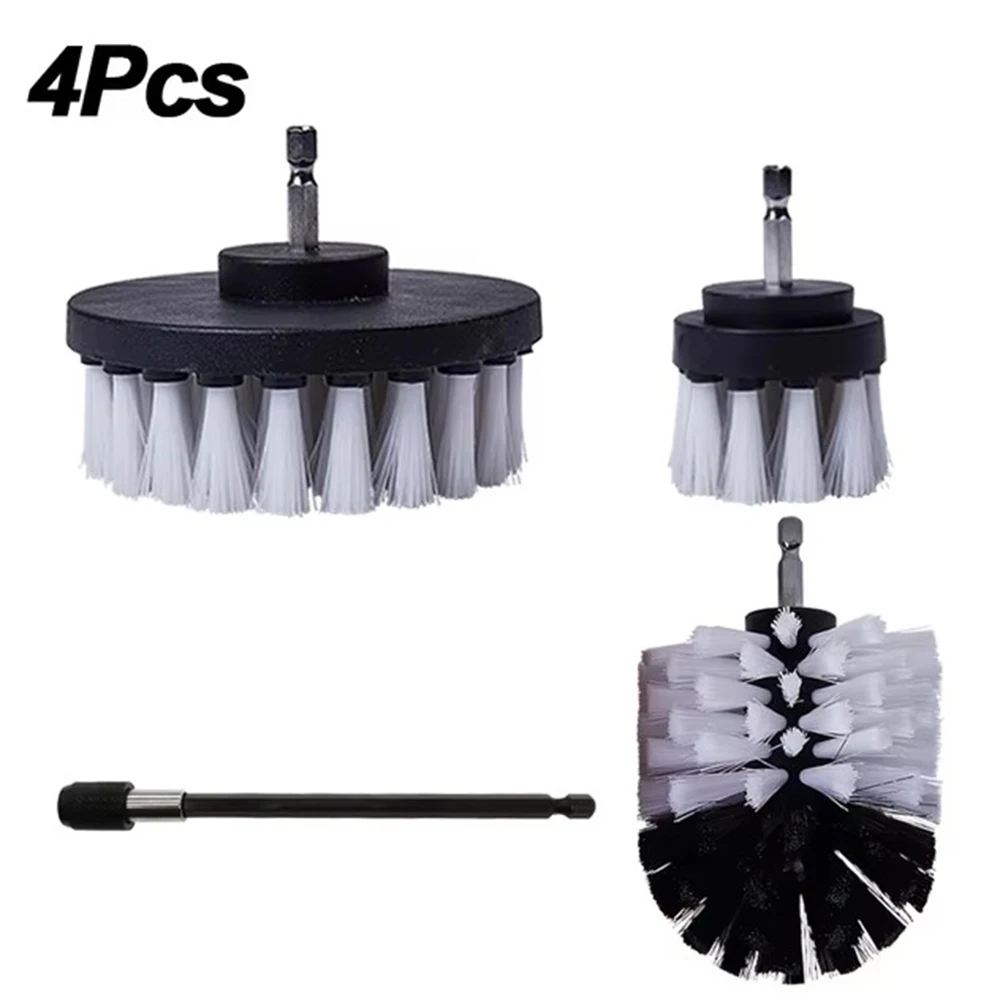 Набор белых насадок-щеток для шуруповерта и дрели для чистки, Набор насадок-щеток, щетка на экран