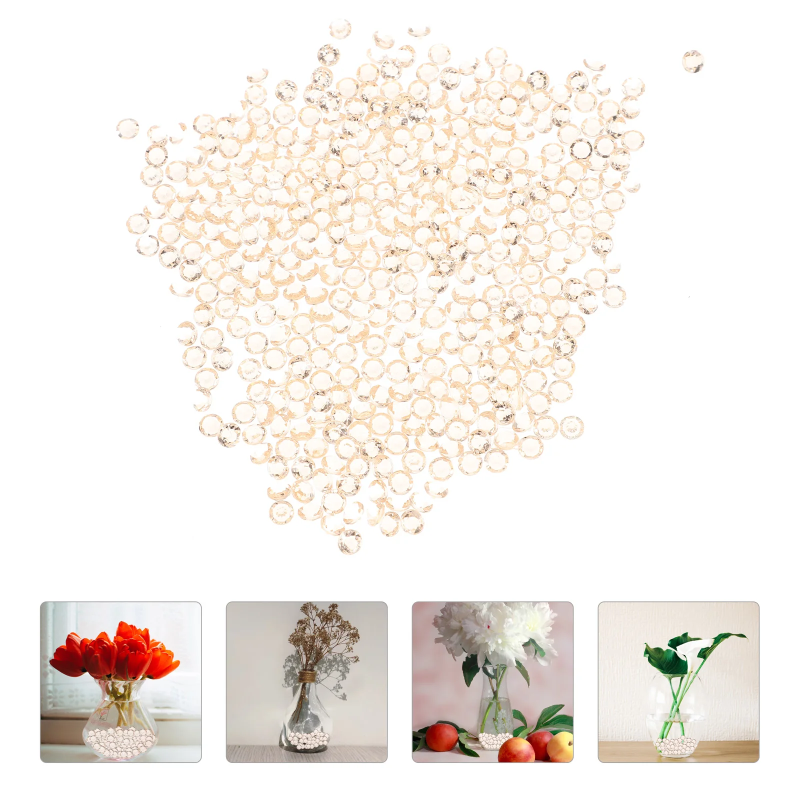 

Acrylic Vase Filler Diamonds Rhinestones Table Scatter Christmas Diy Fillers Gemsdecoration