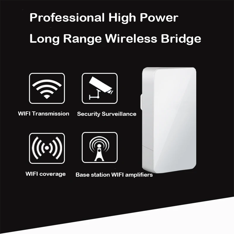 5.8G WIFI Bridge Outdoor CPE 2.5KM Point to Point Wifi Router For IP Camera Wireless Wifi Router Long Range Extender