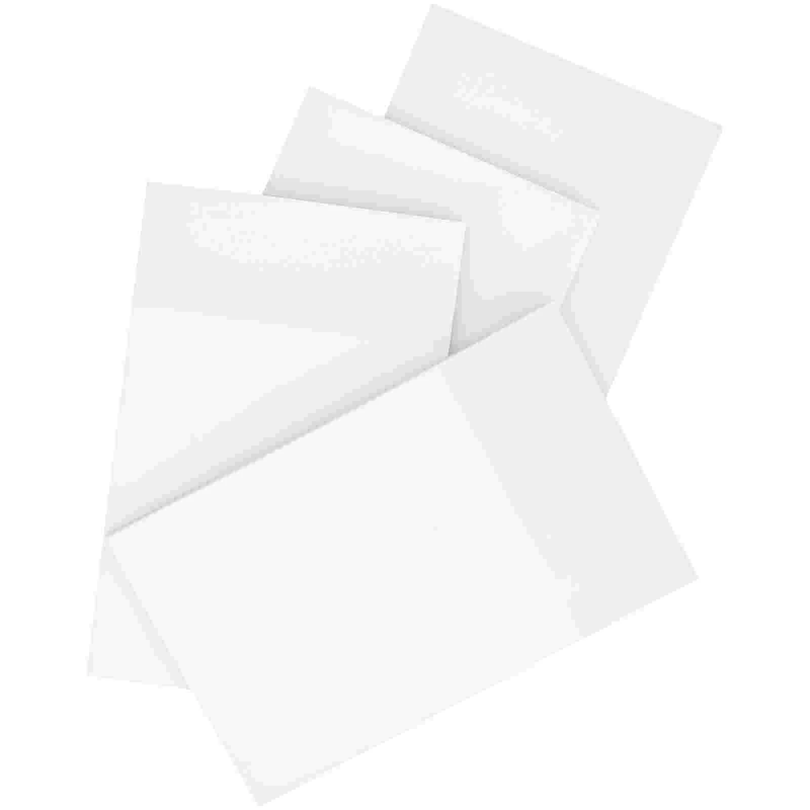 

4pcs Self-adhesive Memo Paper DIY Pocket Notepaper Book Transparent Notes