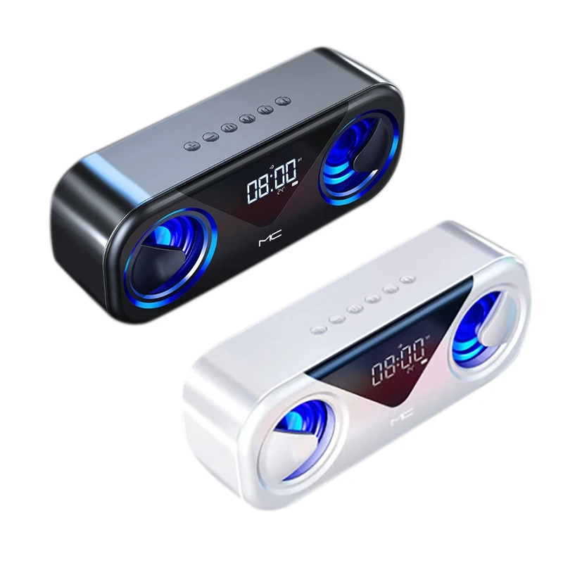 Лучшие предложения H9 Bluetooth-динамик беспроводной будильник для дома мини-стерео