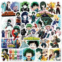 100pcs my hero academia anime stickers graffiti laptop izuku midoriya might boku no hero academia character decal