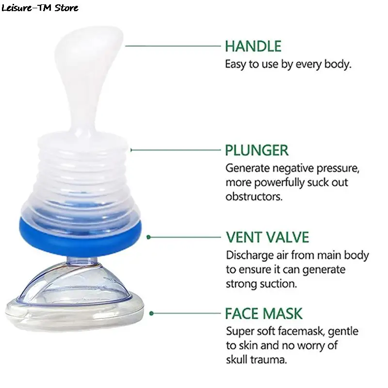 

Choking Rescue Device Home CPR First Aid KitFirsfor Adult And Children,Portable Asphyxia Rescue Device, First Aid Choking Device