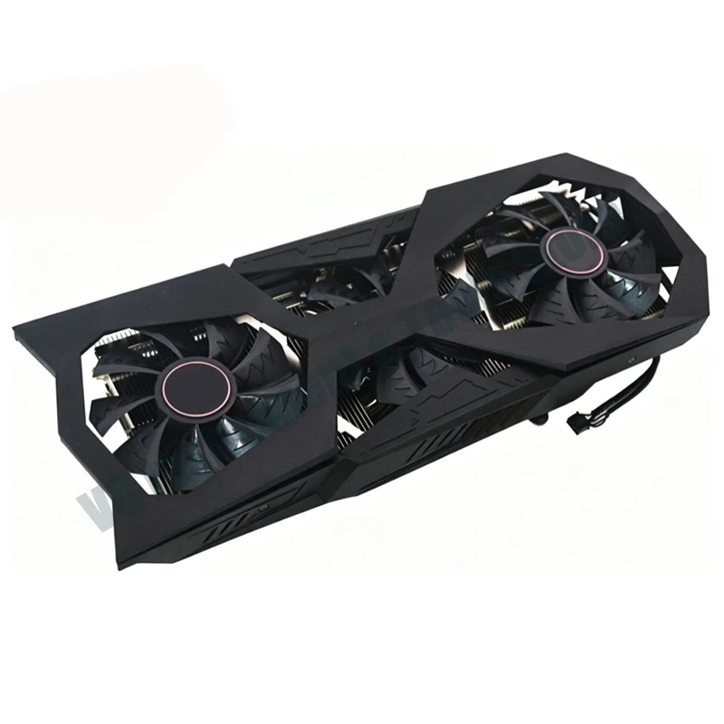 Совершенно новый кулер для видеокарты Colorful iGame GTX1060 Vulcan X OC, 5 тепловых трубок, 4-контактный PWM-контроль температуры (art.: 3920dba96f496) - 3920dba96f496