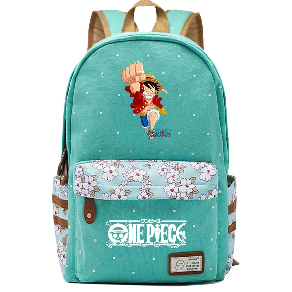 

One pcs Monkey D. Luffy Backpack Schoolbag Travel Notebook Bag Gifts for Youth Students