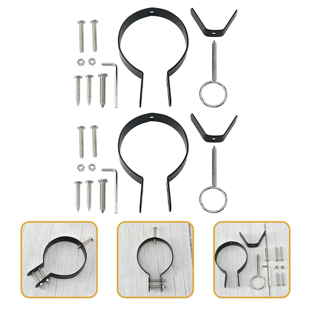 

2 Sets Ham Holder Italian Prosciutto Holder Ham Stand Fixing Parts Harm Storage Rack Parts Spanish Ham Holder Accessories