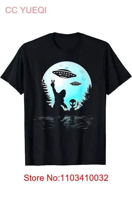 Футболка Bigfoot Alien и Moon Believer Подарочная футболка S...