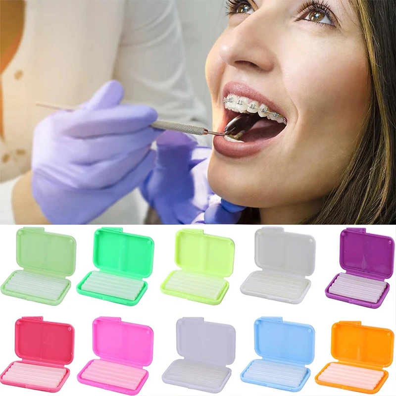 

Mix Scent Dental Orthodontics Wax 5PCS/Box Oral Hygiene Braces Bracket Wax Gum Teeth Whitening Beauty Healthy Dental Tool Care
