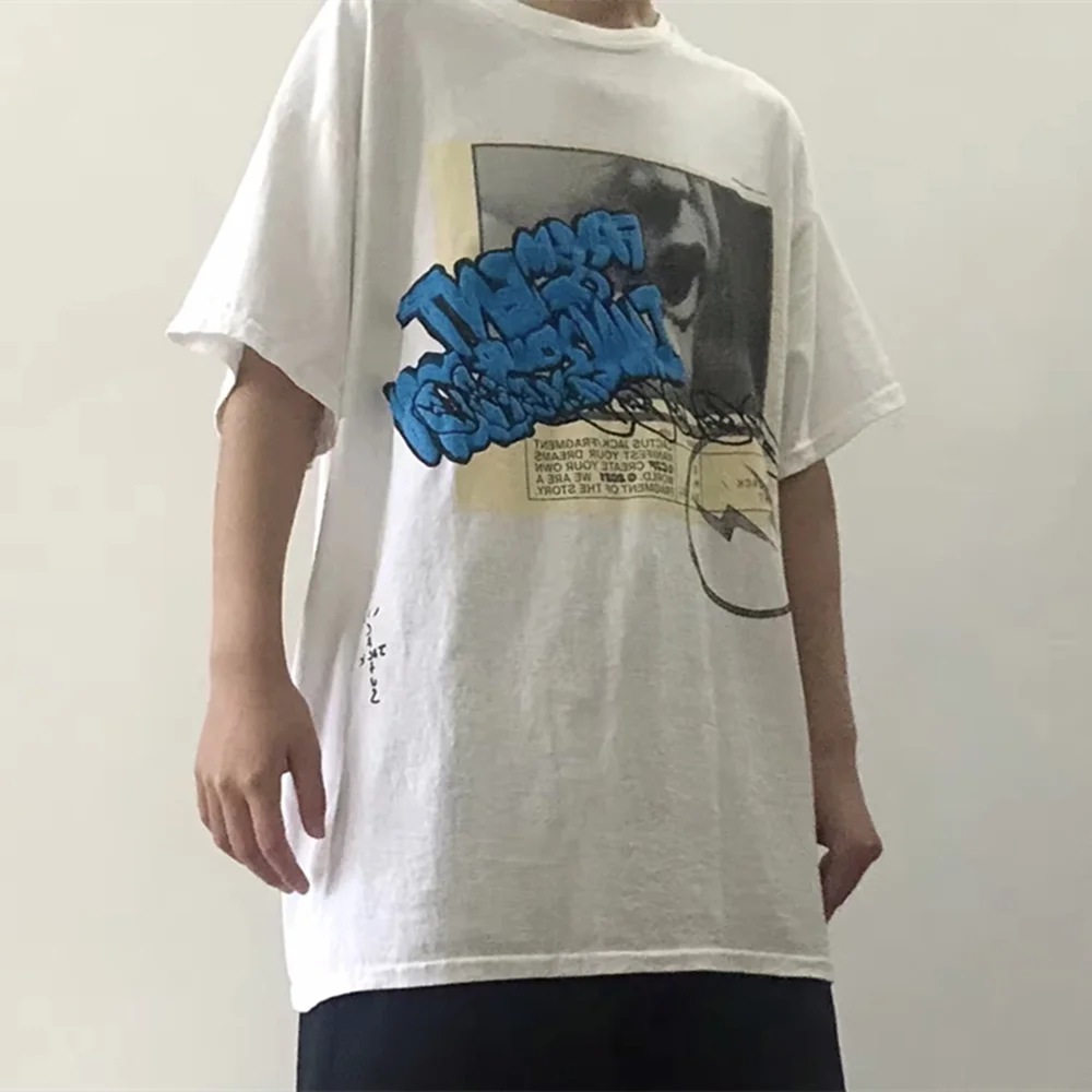 

Cooocoll666 T Shirt For Men Logo Letter Foam Printing Round Neck Casual Simple Multiple Baggy Streetwear Unisex Couples HipHop