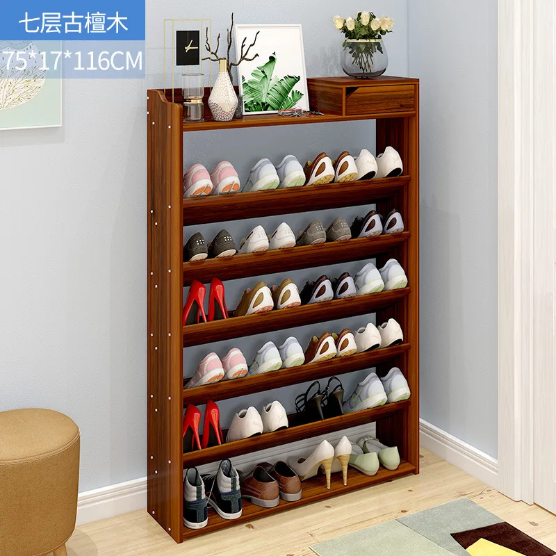 

Обувной шкаф, тонкий многоуровневый стеллаж, небольшая стойка, экономичное хозяйство, простое общежитие для семьи, Женский компактный шкаф