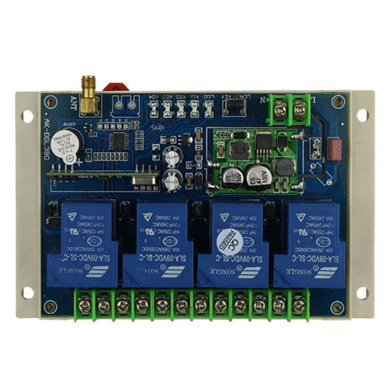 

Одноканальный пульт дистанционного управления 12-48 В 433 МГц для водяных насосов постоянного тока, роликовых жалюзи, электрических ламп