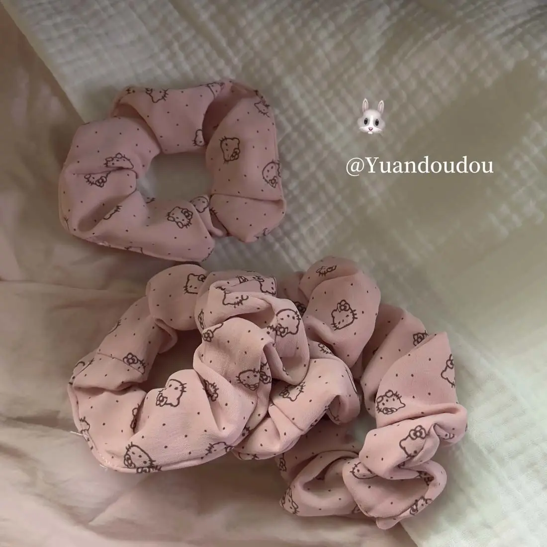 Y2K HelloKittys повязка для волос девочек кавайная розовая высокоэластичная заколка в