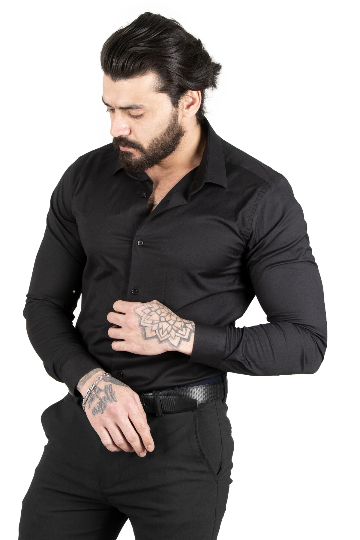 DeepSEA high collar Slim Fit shirt 2000885